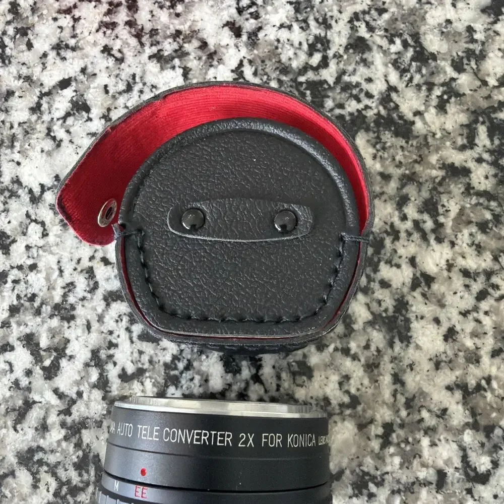 Asanuma Auto Tele Converter 2x Lens for Konica with Original Case Made in Japan